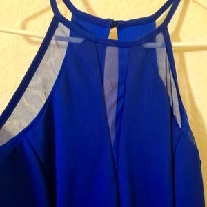 Royal blue dress